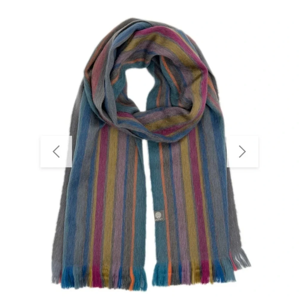 Shupaca Alpaca Scarf - Jubilee‎ Unisex Rainbow MultiColor